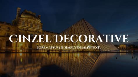 Cinzel Decorative Font Family : Download Free for Desktop & Webfont