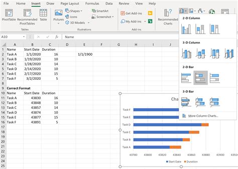 How to Create a Gantt Chart in Excel