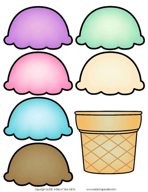 Ice cream scoops name activity: each student is given an “ice cream” with as many scoops as ...