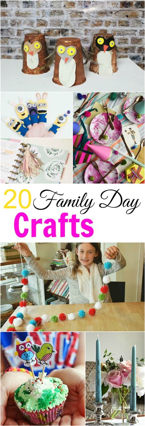 Woman in Real Life: 20 Family Day Crafts & Activities To Do With Your Kids