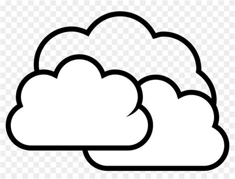 Best White Cloud Clipart - Cloudy Black And White Clip Art - Free Transparent PNG Clipart Images ...