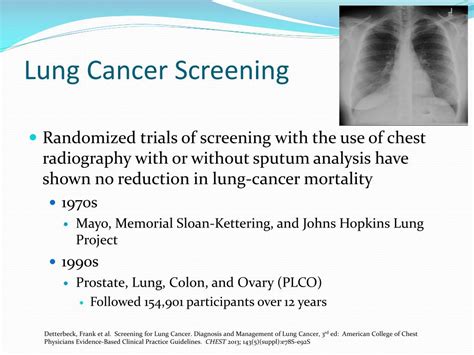 PPT - Low Dose CT Screening for Lung Cancer PowerPoint Presentation, free download - ID:5401223