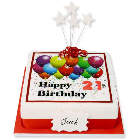 Happy Birthday Balloons Cake | Childrens Birthday Cakes | The Cake Store