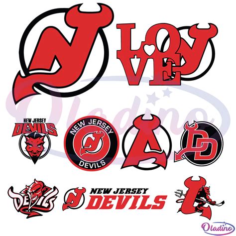 New Jersey Devils Bundle Svg Digital File, New Jersey Devils Logo SVG