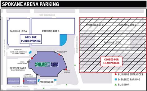 Spokane Arena parking will be limited Saturday night due to Lilac Parade | The Spokesman-Review