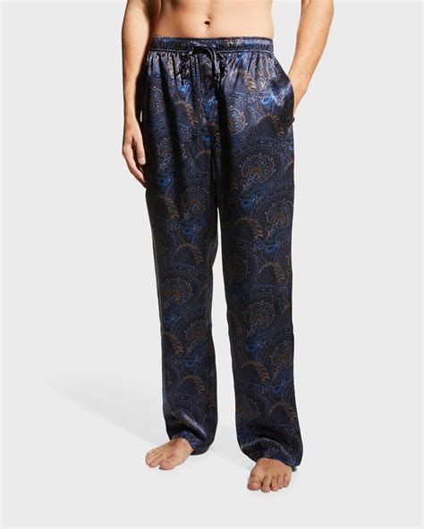 Majestic International Men's Silk Paisley Lounge Pants | Neiman Marcus