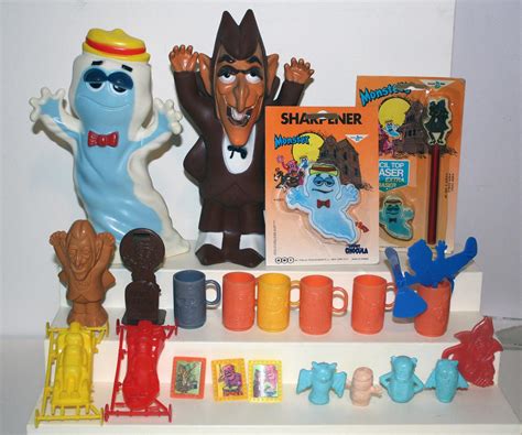 General Mills Monster Cereal box toys, large vintage lot, Booberry and more | #1835863859