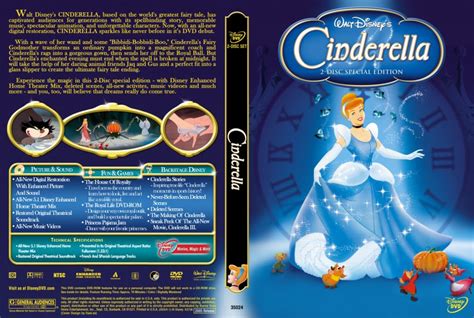 Cinderella: Platinum Edition - Movie DVD Custom Covers - 280cinderella dl hires :: DVD Covers