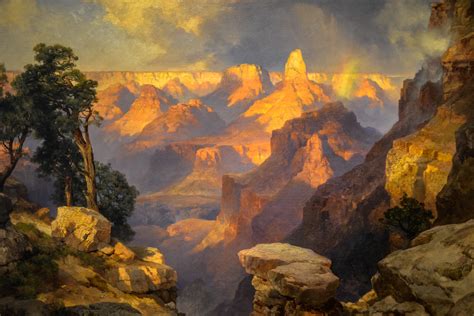 Thomas Moran - Grand Canyon with Rainbow, 1912 at de Young… | Flickr