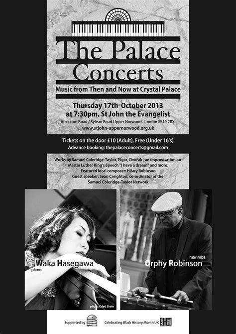 Crystal Palace Concerts – “I have a dream”: Thu Oct 17 | Inside Croydon