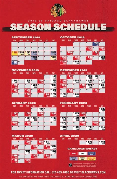 Chicago Blackhawks 2025 2025 Schedule Dates - Hetty Laraine