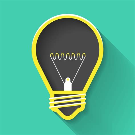 Vector light bulb 2260008 Vector Art at Vecteezy