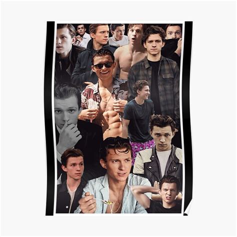 "Tom Holland " Poster for Sale by Buchanadith | Redbubble