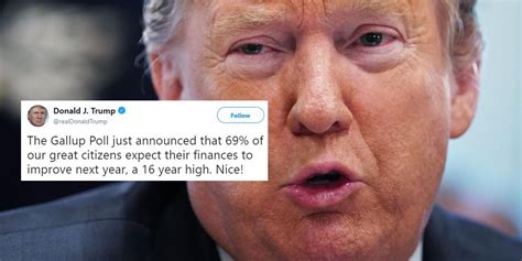 Trump just used the '69-nice' meme in a tweet about finances and nobody knows what to think ...