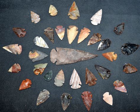 Flint Indian Arrowheads