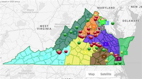 Virginia New District Map