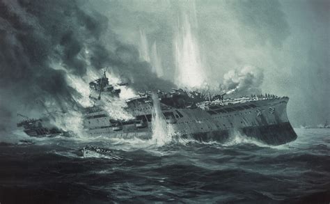 hms-glorious-sinking-painting | HistoryNet