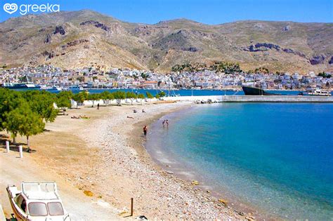 Kalymnos Town beach: Photos, Map | Greeka