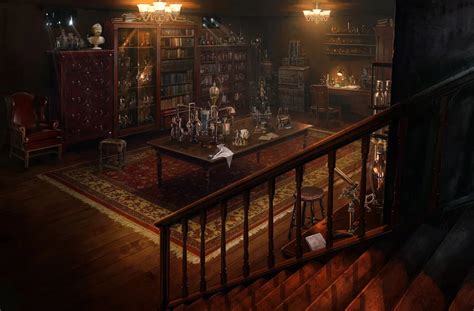 Laboratory by Vlad Marica : ImaginaryInteriors Fantasy World, Fantasy Art, Fantasy Places, Mad ...