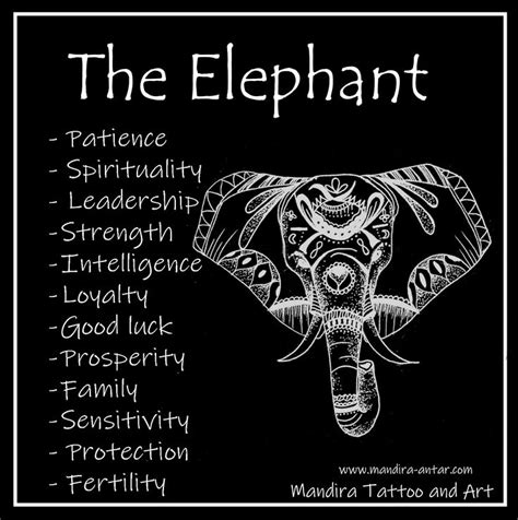 Tattoo symbols-The elephant | Elephant tattoo meaning, Elephant tattoos, Elephant quotes