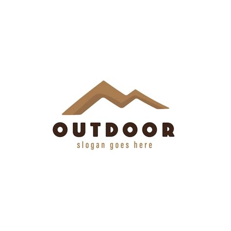 Premium Vector | Outdoor vector logo design