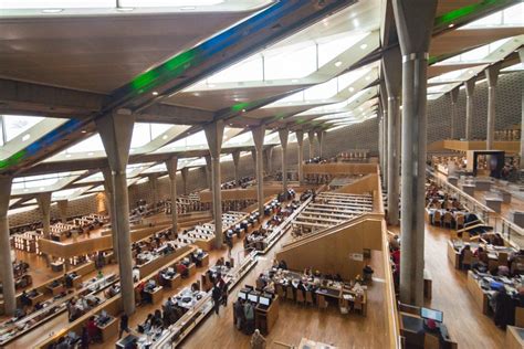 Guide to Alexandria | Library of alexandria, Beautiful library, Public ...