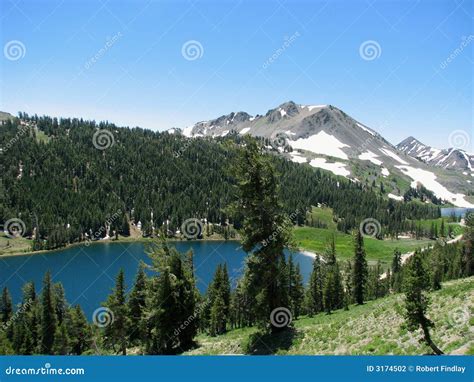 Sierra Nevada Lakes stock photo. Image of hillside, wild - 3174502