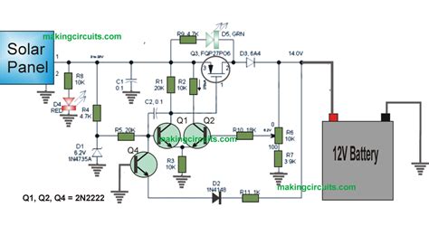 [40+] Solar Panel Regulator Wiring Diagram, Series Parallel Connecting ...