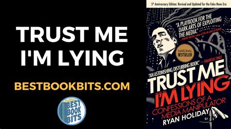 Ryan Holiday: Trust Me I'm Lying Book Summary | Bestbookbits | Daily Book Summaries | Written ...