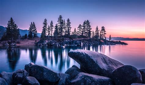 "lake tahoe sunset" by ALEX GRICHENKO | Redbubble