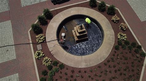 Limestone University - Front Campus Fountain Improvements - YouTube