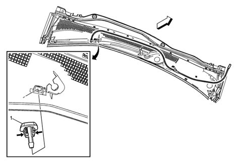 Chevrolet Equinox Service Manual - Windshield Washer Nozzle Replacement ...