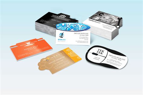 Custom Shaped Business Cards Printing Melbourne - High Quality Prints