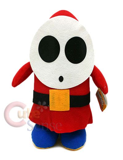 Super Mario Shy Guy Plush Doll Soft Stuffed 8" Hanging PlushToy | eBay