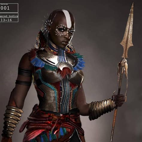 Black Panther Concept Art: Dora Milaje