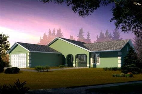 Ranch Style House Plan - 3 Beds 2 Baths 1509 Sq/Ft Plan #1-1270 ...