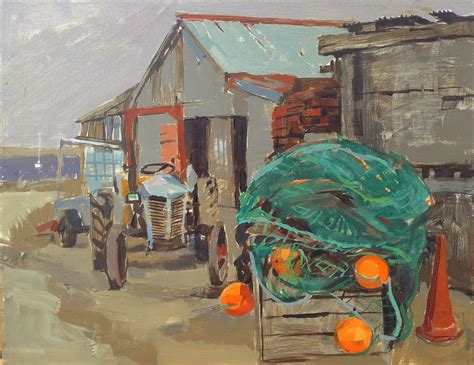 Haidee-Jo Summers artist : Whelk sheds, Brancaster Staithe