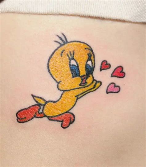 24 Most Engaging Tweety Bird Tattoo Designs & Meaning - Tattoo Twist