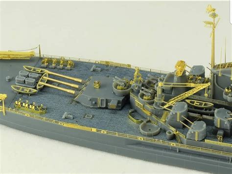 USS Indiana BB58 Battleship 1944 -- Plastic Model Military Ship Kit ...