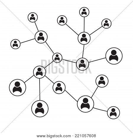 Connected Social Vector & Photo (Free Trial) | Bigstock