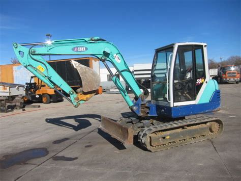 IHI 55N2 Mini Excavator Specs and Dimensions - VeriTread