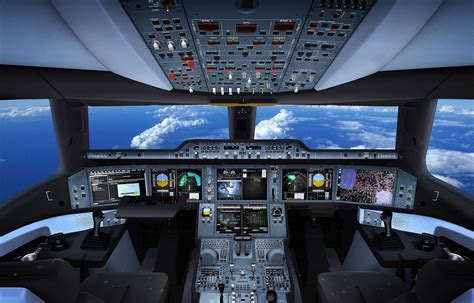 Airbus A350 Specifications | The A350 XWB flight deck features maximum ...