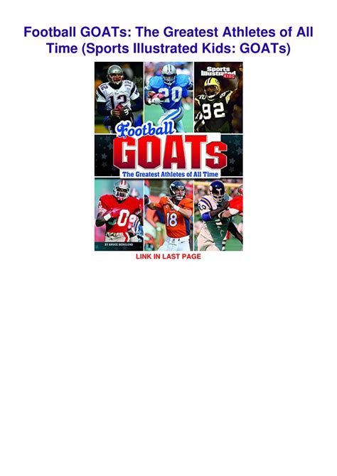 PPT - [READ DOWNLOAD] Football GOATs: The Greatest Athletes of All Time ...