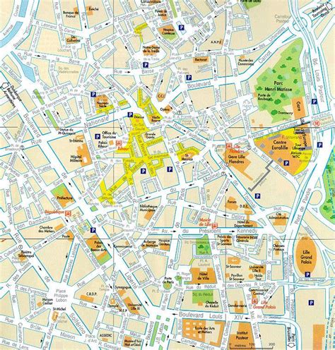 Large Lille Maps for Free Download and Print | High-Resolution and ...