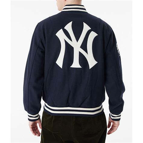 2009 Navy New York Yankees World Series Varsity Wool Jacket