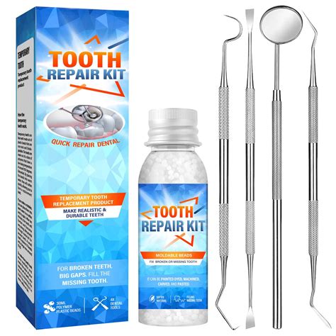 Buy Tooth Repair Kit, Temporary Teeth Replacement Kit for Temporary Restoration of Missing ...