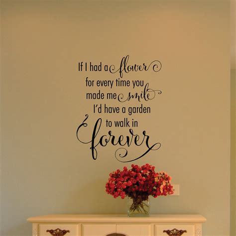 Garden To Walk In Forever Wall Quotes™ Decal | WallQuotes.com