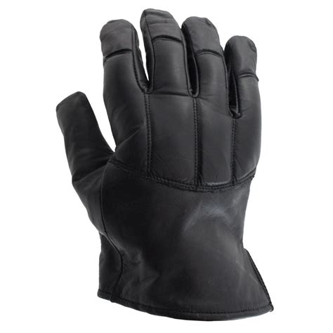 Leather Gloves With Knuckle Protection