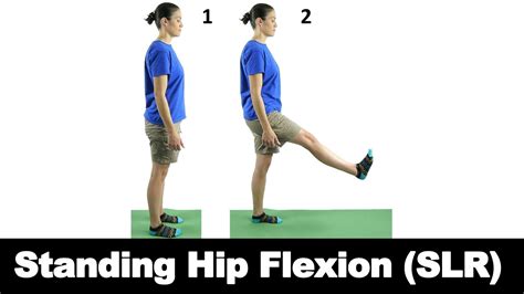 Standing Hip Flexion (SLR) - Ask Doctor Jo - YouTube