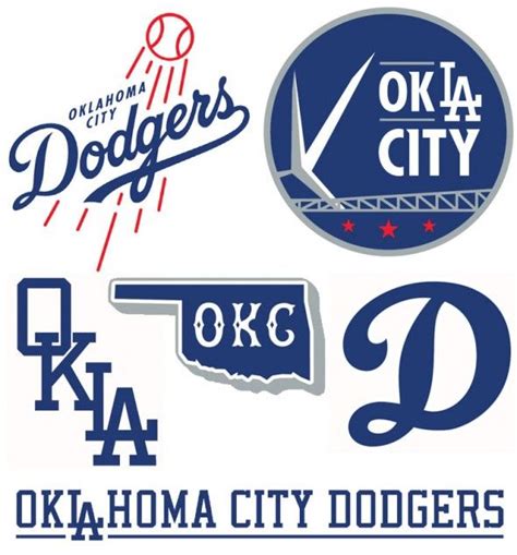 OKC-Dodgers-logos-590x634 | Dodgers, Minor league baseball, Oklahoma ...